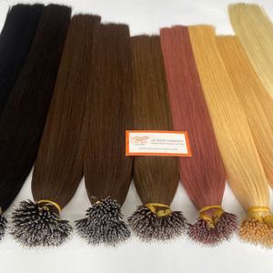 Extensions de cheveux Remy vietnamiens de qualité supérieure Nano Tip Keratin Diverses couleurs Prix bon marché - Product Image 3