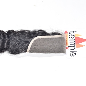 Extensiones de Cabello Humano Virgen Indio 100% Sin Procesar, Ondulado Profundo, Color Negro Natural, para Trenzas, con Cierre 5x5 - Product Image 4