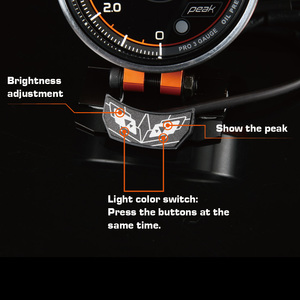 Distributor Wanted Shadow Auto Exhaust Temperature Gauge Include EGT <strong>Sensor</strong> 2.5 Inch 60mm and Smoked Black Face Diesel Egt Gauge - Product Image 5
