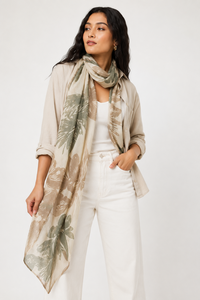Fashion Women Floral Shawl Viscose Hijab Soft Lightweight Long Scarf Muslim <b>Head</b> <b>Wrap</b> Premium Modest Wear Scarf - Product Image 5