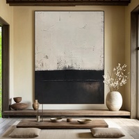 Peinture à l'huile personnalisée Wabi Sabi sur toile pour la décoration intérieure, œuvres d'art pour hôtels, peintures modernes et arts muraux, abstrait fait main