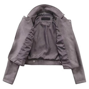 Chaqueta de Cuero Genuino para Mujer, Estilo Urbano Elegante, Prenda de Invierno de Textura Suave, Fabricante OEM - Product Image 6