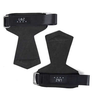 Guantes de Gimnasio con Logotipo Personalizado, Protectores de Palma y Muñeca Acolchados de Cuero para Levantamiento de Pesas y Powerlifting - Product Image 2