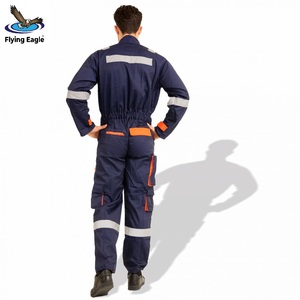 Uniforme de Trabajo Industrial Premium, Chaqueta y Pantalones de Algodón Transpirable, Ropa de Seguridad Protectora - Product Image 3