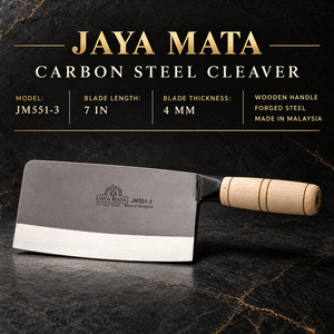 Japanese Hand Forged Carbon Steel <b>Boning</b> <b>Knife</b> Wooden <b>Handle</b> Matte Finish 7in Blade Length Ambidextrous Extra Sharp - Product Image 1