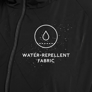 Manteau long matelassé en polyester, imperméable, à capuche, fermeture éclair, pour femme, léger, pour l'hiver - Product Image 5