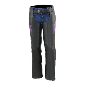 Best Design Customized Logo Printing Leather Made <b>Half</b> <b>Chaps</b> / Hot Sale New Style High Quality <b>Half</b> <b>Chaps</b> for Riding Wear - Product Image 4