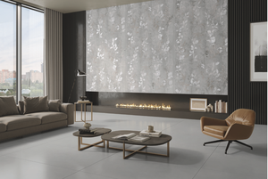 Gloriosas baldosas de porcelana mate Wilton gris 600x1200, losa brillante de doble capa para suelo de baño moderno - Product Image 5