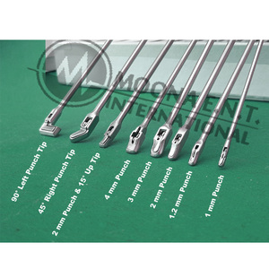 Ensemble de 8 pinces à punch artroscopiques de 1 à 4 mm, certifiées CE, instruments chirurgicaux manuels pour chirurgie d'arthroscopie - Product Image 3