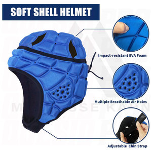 Casque de football américain souple 7v7, casque rembourré, protège-têtes de rugby pour jeunes, enfants et adultes, léger, respirant et protecteur - Product Image 2