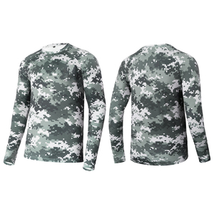 Affordable Long Sleeve Breathable Summer Hunting T-Shirt Unisex Adults Multi Camouflage Print Moisture Wicking - Product Image 1