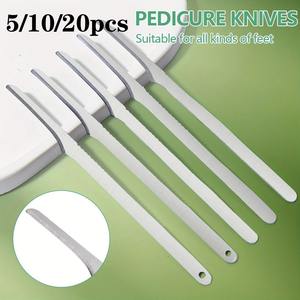 Kit professionnel de suppression des callosités des pieds en acier inoxydable, élimination des cicatrices claires beige, adapté aux orteils et aux crevasses - Product Image 3
