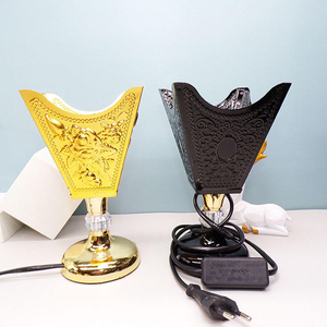 เตาเผากำยานโลหะแบบอาหรับสีทอง ลดราคาพิเศษ พร้อมฟังก์ชั่นฟอกอากาศ ใช้กับกำยานแบบกรวย - Product Image 5