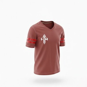 Chemises d'été pour hommes de haute qualité à col en V, maillot de football américain, taille plus, 100% polyester respirant, RIVIAN ATLANTIC - Product Image 4