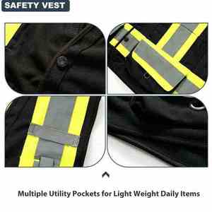Chaleco de Seguridad Reflectante de Alta Calidad 100% Poliéster, Chaleco Promocional para Trabajadores, Cómodo, Transpirable, con Serigrafía - Product Image 5