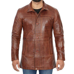 <b>Men's</b> Long Sleeve Classic Trench <b>Coat</b> Windproof Waterproof <b>Mid</b> <b>Length</b> Overcoat for Business Office Travel Outdoor and Everyday - Product Image 4