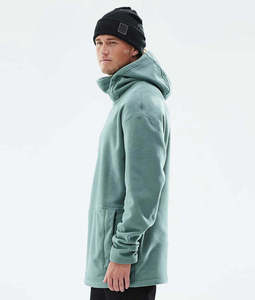 Sweat à capuche polaire premium pour homme, col montant, épais, coupe oversize, avec masque intégré, coupe-vent, pour activités sportives en extérieur - Product Image 2