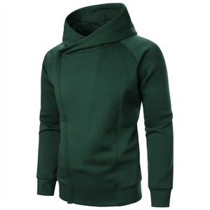 Sudadera con Capucha para Hombre, Estilo Vintage, 100% Poliéster, Color Sólido, Transpirable, Deportiva, Informal, Corte Regular, con Bolsillo, Venta al Por Mayor - Product Image 2