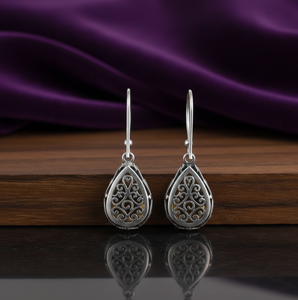 Boucles d'oreilles pendantes tendance 2026 en argent sterling 925 plaqué or 18 carats, couleur jaune poire, longues et imposantes, avec pierres précieuses, bijoux de fête - Product Image 5