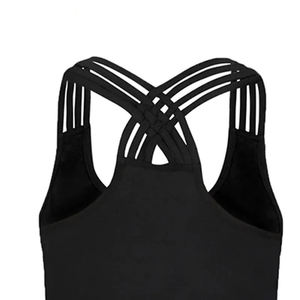 Custom Wholesale Women Gothic <b>Skull</b> Tank <b>Top</b> Criss Cross Strappy Sleeveless Vest Graphic Printed Punk Casual Summer <b>Tops</b> Outfits - Product Image 4