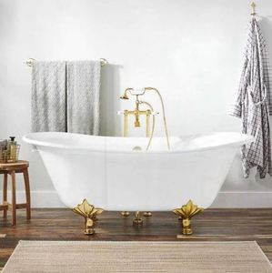 Bañera de cobre martillado a precio económico y asequible, muy vendida para villas de lujo con acabados en pátina. - Product Image 3