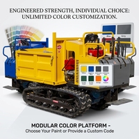 Mini Dumper Cingolato da 1,5 Tonnellate Disponibile in Magazzino