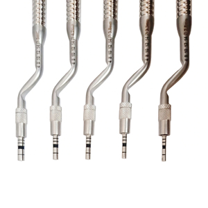 Juego Profesional de 5 Osteótomos Convexos Curvos para Levantamiento de Senos, Herramientas Quirúrgicas Dentales Ergonómicas para Expansión Precisa del Sitio Óseo - Product Image 4