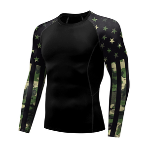 Premium Mens Rash Guard Full Sleeve Breathable Quick Dry <b>Athletic</b> Sportswear Manufacturer Bulk Supply - Product Image 3