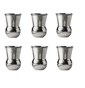 Verre à boire en acier inoxydable poli brillant pour la cuisine et la maison, vaisselle de table, matériau de qualité supérieure - Product Image 2