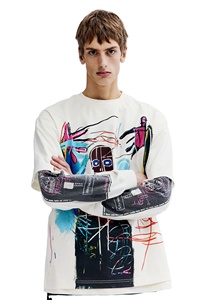 เสื้อยืดผู้ชายทรงพอดีตัวแบบสบายๆเสื้อยืดฤดูร้อนพิมพ์ลายคอกลมแขนครึ่งซีกทำจากผ้าฝ้าย100% คุณภาพสูง - Product Image 3