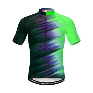 Maillot de Ciclismo de Manga Corta, Tejido de Poliéster, Control de Humedad y Ajuste Cómodo para Ciclismo Diario y de Larga Distancia - Product Image 3