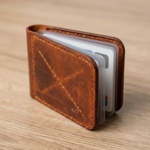 Minimalist Leather Credit <b>Card</b> Case - Product Image 2