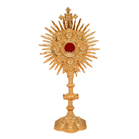 Monstrance italienne en laiton |   Ostensoir eucharistique finition or – Export Corporation