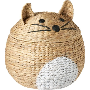 Jacinthe d'eau panier organisateur de stockage fait à la main décor écologique pour l'approvisionnement au détail cadeau prêt en gros fournisseur en vrac - Product Image 1