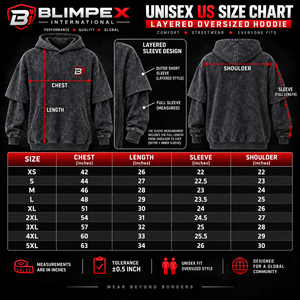 OEM Custom Unisex Layered <b>Hoodie</b> Mineral Wash Oversized <b>Short</b> Over Long <b>Sleeve</b> Streetwear Pullover Direct from Factory - Product Image 6