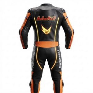 Combinaison de moto en cuir sur mesure de qualité supérieure MotoCP Racing 1 pièce, équipement de conduite avec bosse niveau 2 CE, fabriquée sur mesure - Product Image 2