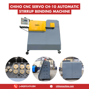 Dobladora Automática de Varillas de Construcción, Acero Inoxidable, Acero al Carbono, Motor PLC, Alta Productividad, 6-12 mm, Precio de Fábrica, Hecho en Vietnam - Product Image 2