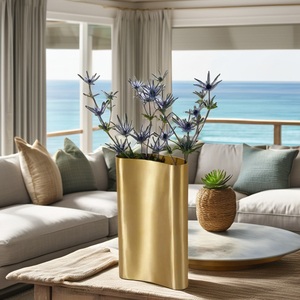 Hermoso florero de hierro clásico, macetas de Metal para el hogar, Hotel o decoración de bodas - Product Image 1