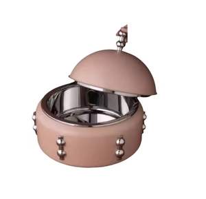 Soupière isotherme en acier inoxydable avec couvercle et cuillère – Bol de service de luxe, chauffe-plats pour table à manger et buffet - Product Image 3