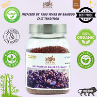 LabTested Korean Bamboo Salt Authentic Jukyeom Premium Sea Salt Roasted Up to 9X, Food & Health Use Bulk Exporter
