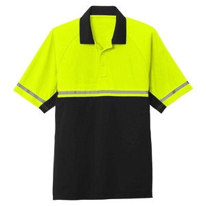 Camiseta Polo de Seguridad de Alta Visibilidad al por Mayor, Camiseta Polo Reflectante para Trabajo, Logotipo Personalizado, Tela Transpirable, Uniforme de Seguridad Industrial - Product Image 3