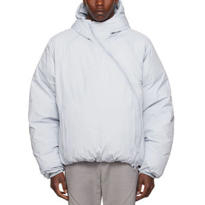 Custom Winter Puffer <b>Jacket</b> Zipper Front Solid Color Warm High Business Wear <b>Waterproof</b> <b>Lightweight</b> OEM Service Puffer <b>Jacket</b> - Product Image 6