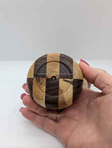 Soporte de luz de té de madera de mango decorativo con acabado pulido para un estilo de vida sostenible ecológico y una decoración festiva elegante - Product Image 5