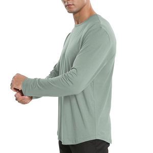 T-shirts Homme Ringer Manches Courtes Coupe Slim Personnalisables Logo Qualité Supérieure 100% Coton Séchage Rapide Respirant Vente en Gros 2026 - Product Image 6