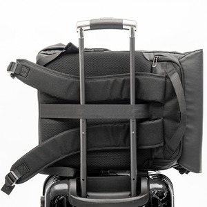 Dark Grey Business <b>Backpack</b> Waterproof Laptop <b>Backpack</b> <b>Large</b> Capacity Flap <b>Backpack</b> - Product Image 5