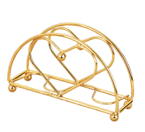 Iron Metal Gold <b>Table</b> Organiser Napkin Holder For Home Hotel & Restaurants Use - Product Image 1