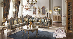 Sofá Seccional de lujo en forma de L para sala de estar, elegante, tallado en forma de L, de 7 plazas - Product Image 3