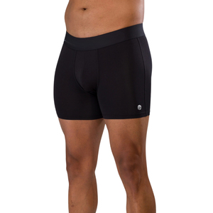 Boxers de performance noirs pour hommes, respirants, extensibles, compressifs, anti-humidité, pour le sport et le fitness - Product Image 2