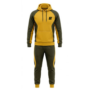 Survêtement décontracté pour homme, matière respirante, coupe ample, idéal pour le streetwear et les activités sportives quotidiennes - Product Image 1