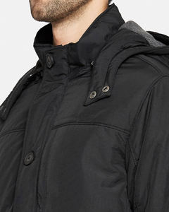 Parkas pour hommes de haute qualité, vêtements d'hiver respirants, parkas longs unisexes pour l'extérieur, manteaux noirs - Product Image 5